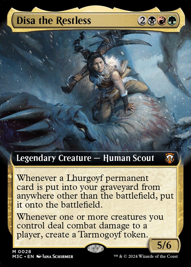 Disa the Restless Extended Art Foil
