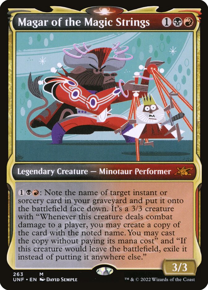 Magar of the Magic Strings Showcase Galaxy Foil