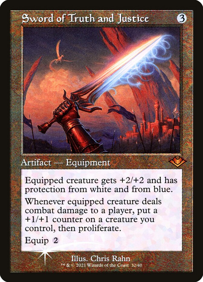 Sword of Truth and Justice Foil