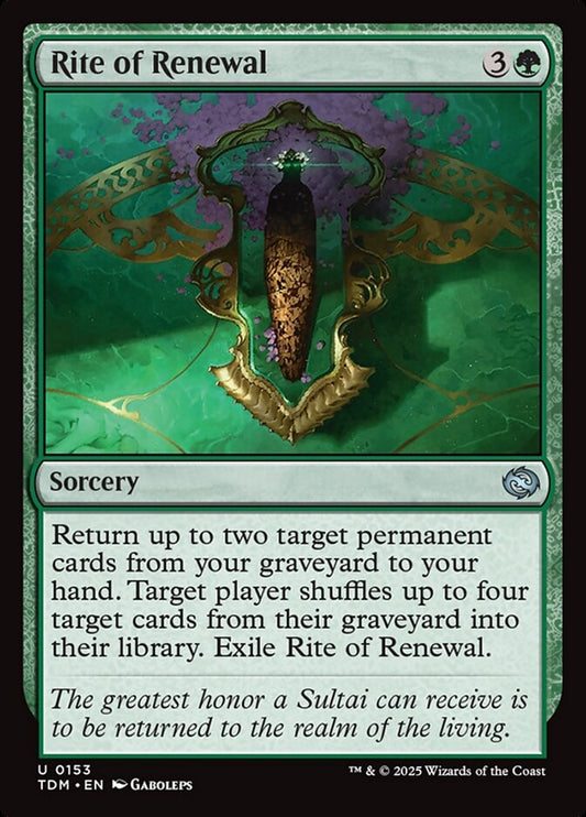 Rite of Renewal Foil