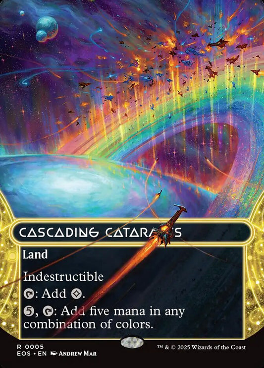 Cascading Cataracts Borderless Stellar Sights