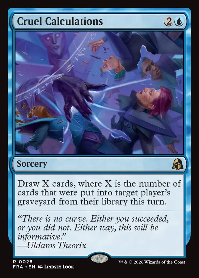 Cruel Calculations Foil