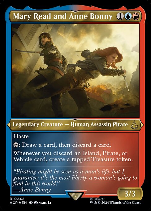Mary Read and Anne Bonny Foil