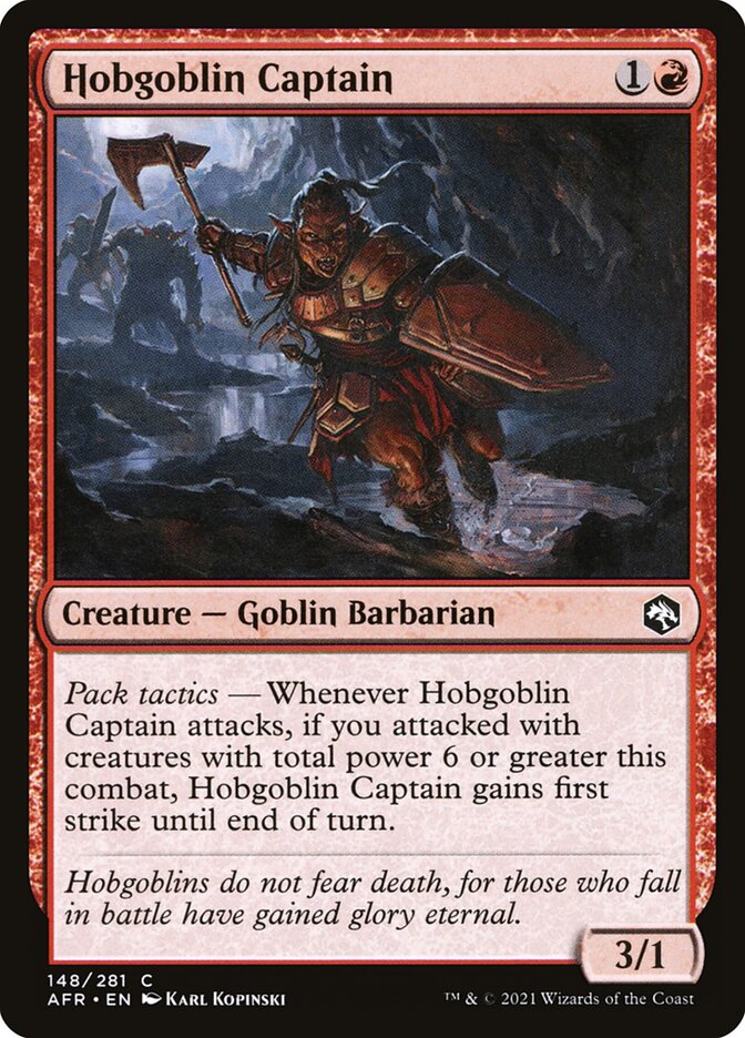 Hobgoblin Captain Foil
