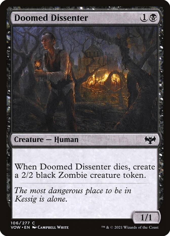 Doomed Dissenter Foil