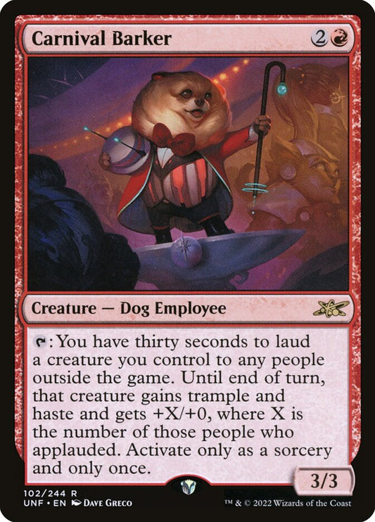 Carnival Barker Foil