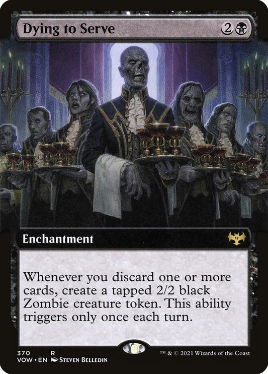 Dying to Serve Extended Art Foil