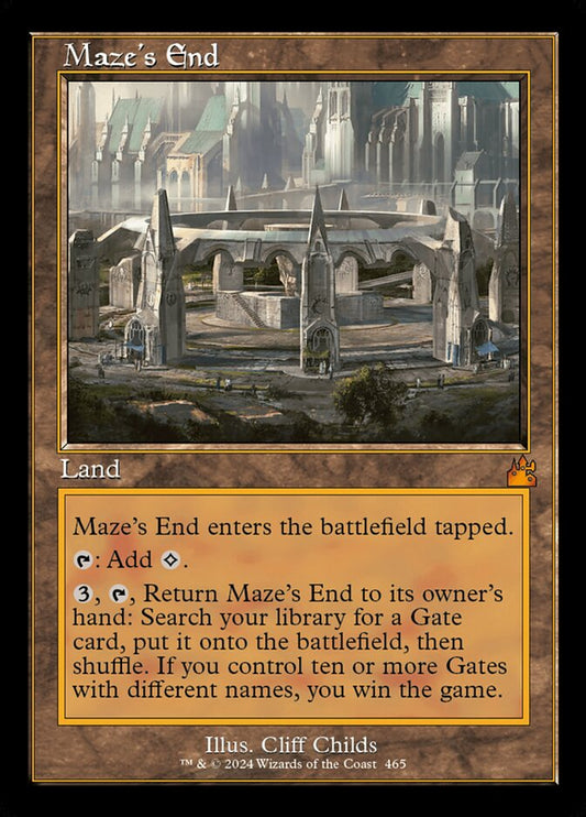 Maze's End Retro Frame