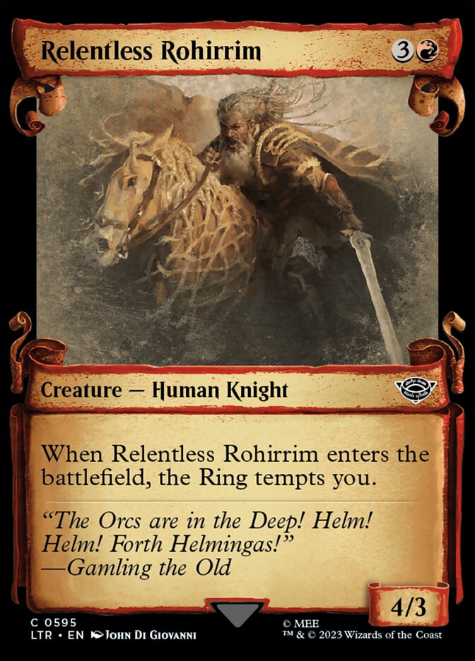 Relentless Rohirrim Showcase