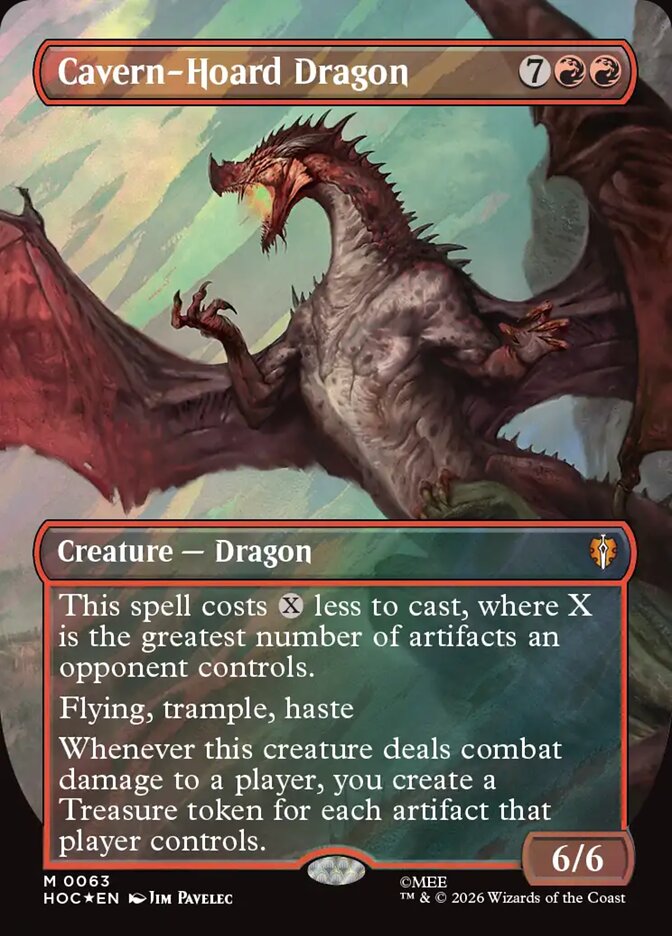 Cavern-Hoard Dragon Classic Artist Surge Foil