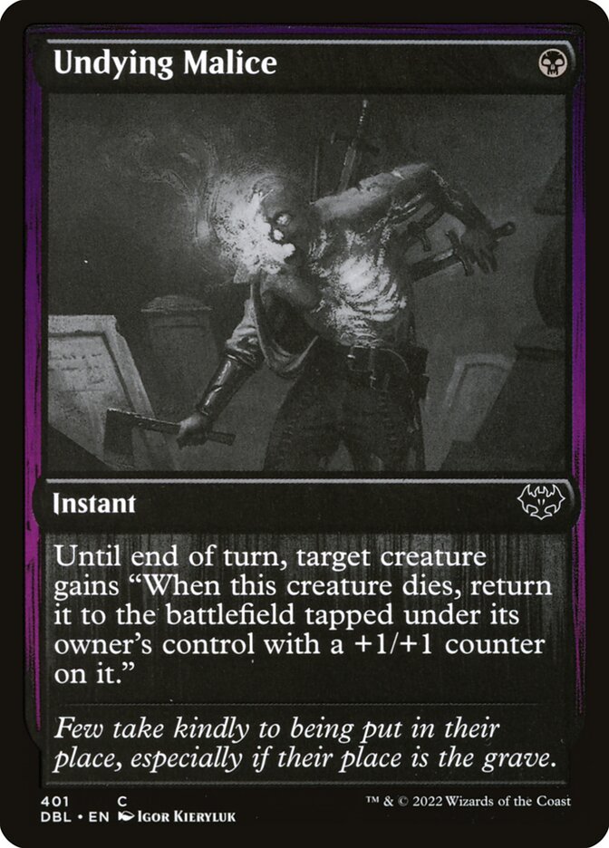 Undying Malice Foil