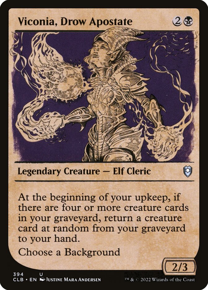 Viconia, Drow Apostate Showcase Foil
