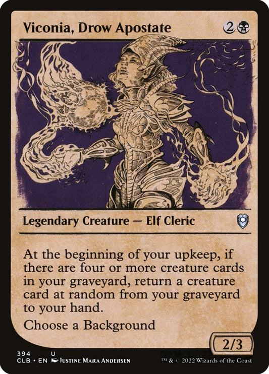 Viconia, Drow Apostate Showcase Foil