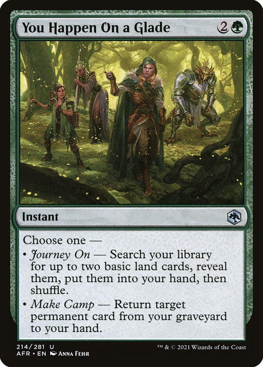 You Happen On a Glade Foil