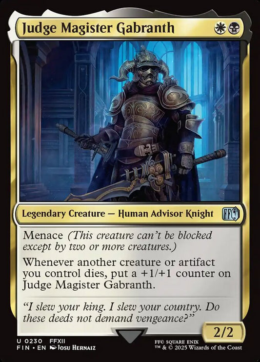 Judge Magister Gabranth Foil