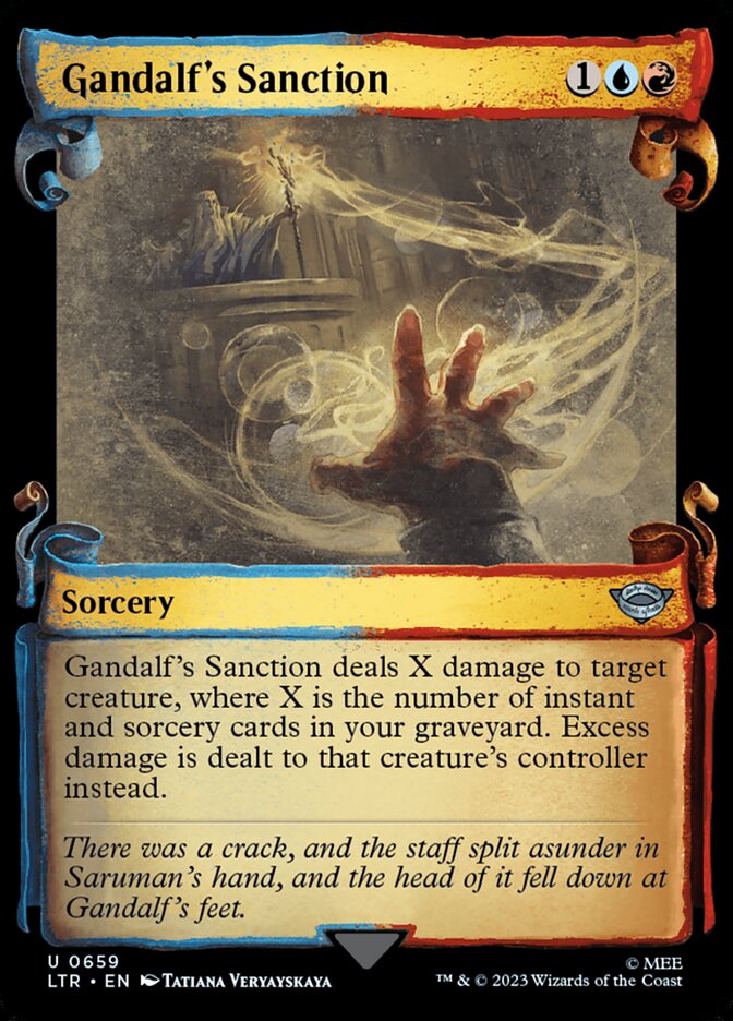 Gandalf's Sanction Showcase Silver Foil