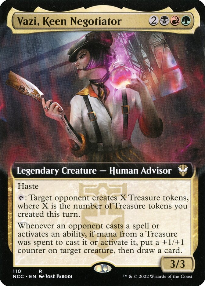 Vazi, Keen Negotiator Extended Art