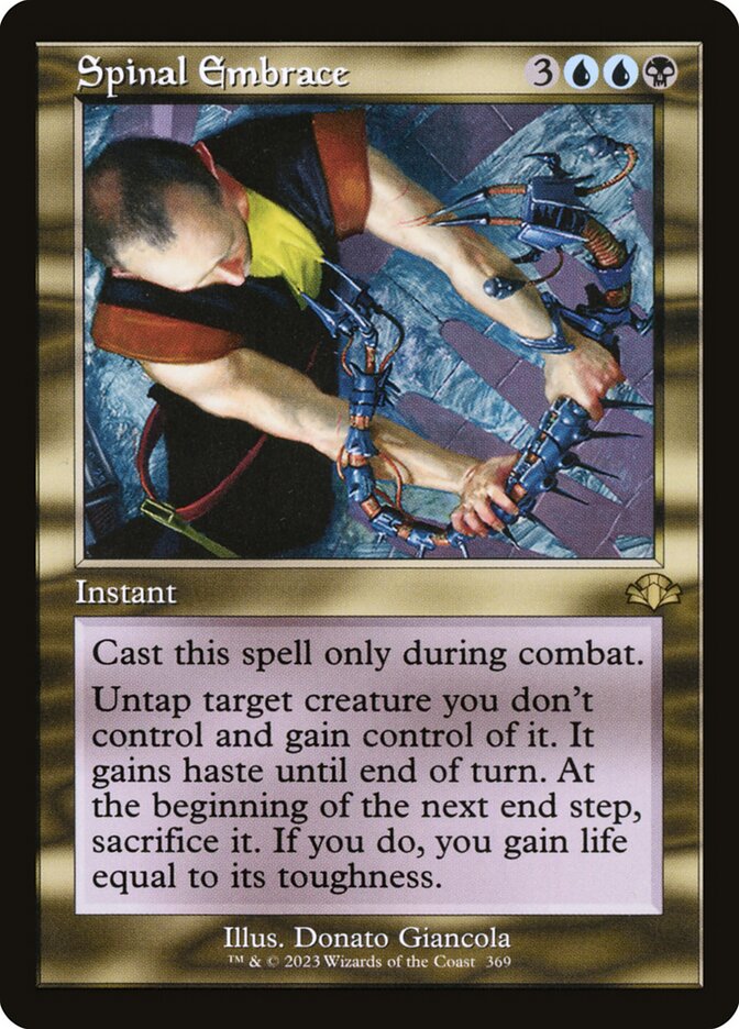Spinal Embrace Old Frame Foil