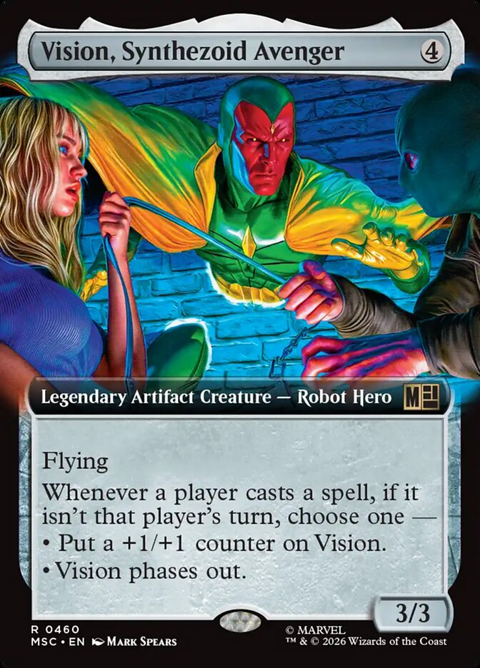 Vision, Synthezoid Avenger Extended Art