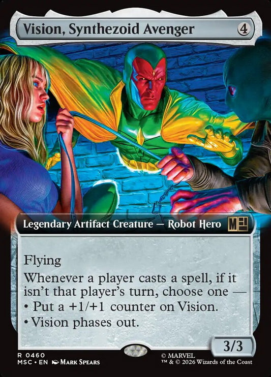 Vision, Synthezoid Avenger Extended Art