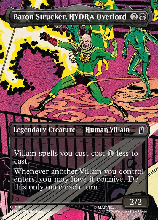Baron Strucker, HYDRA Overlord Borderless Scene Foil
