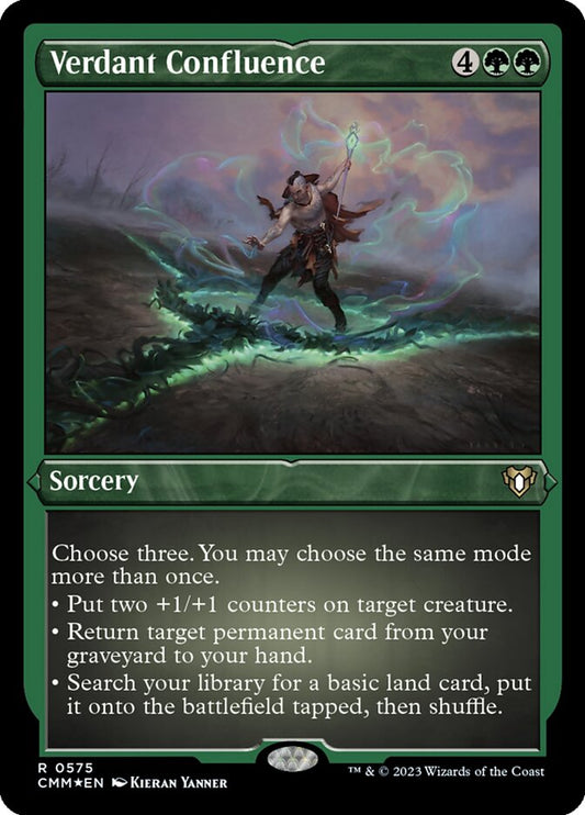 Verdant Confluence Etched Foil