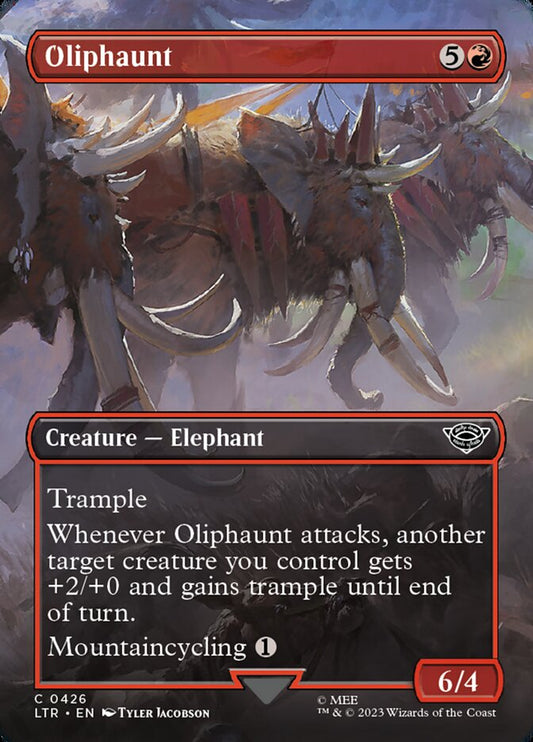 Oliphaunt Borderless Foil