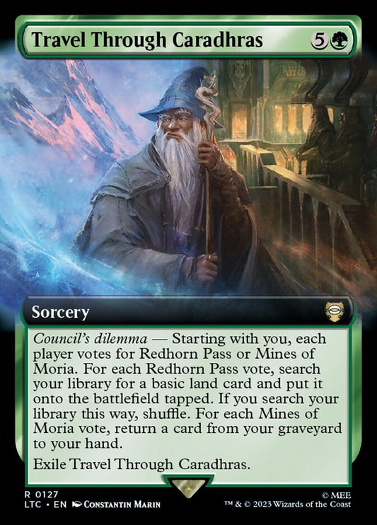 Travel Through Caradhras Extended Art