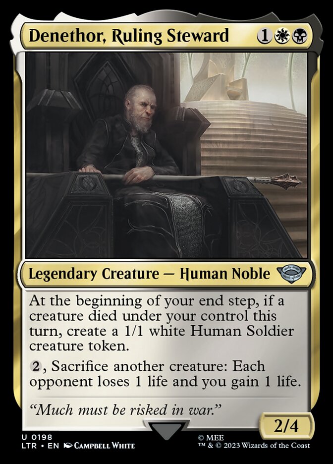 Denethor, Ruling Steward Foil
