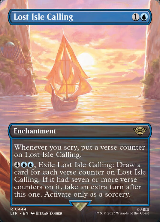 Lost Isle Calling Borderless Foil