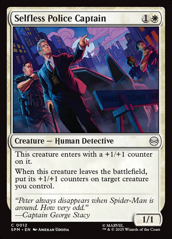 Selfless Police Captain Foil