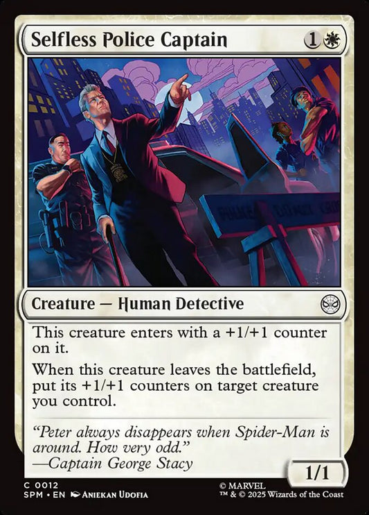 Selfless Police Captain Foil