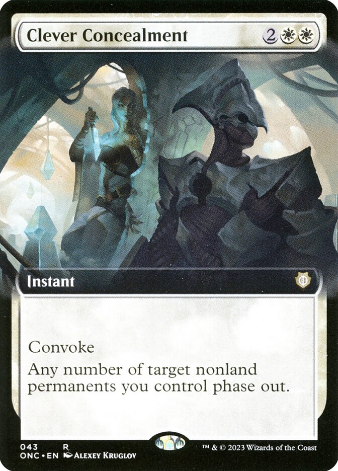 Clever Concealment Extended Art
