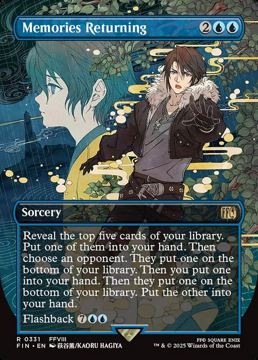Memories Returning Borderless Foil