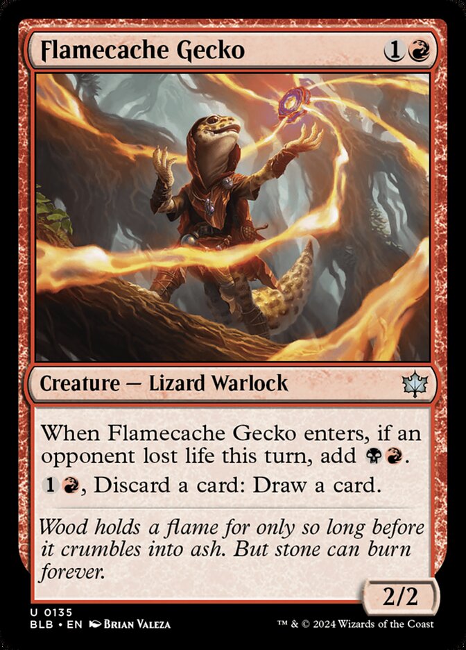 Flamecache Gecko Foil