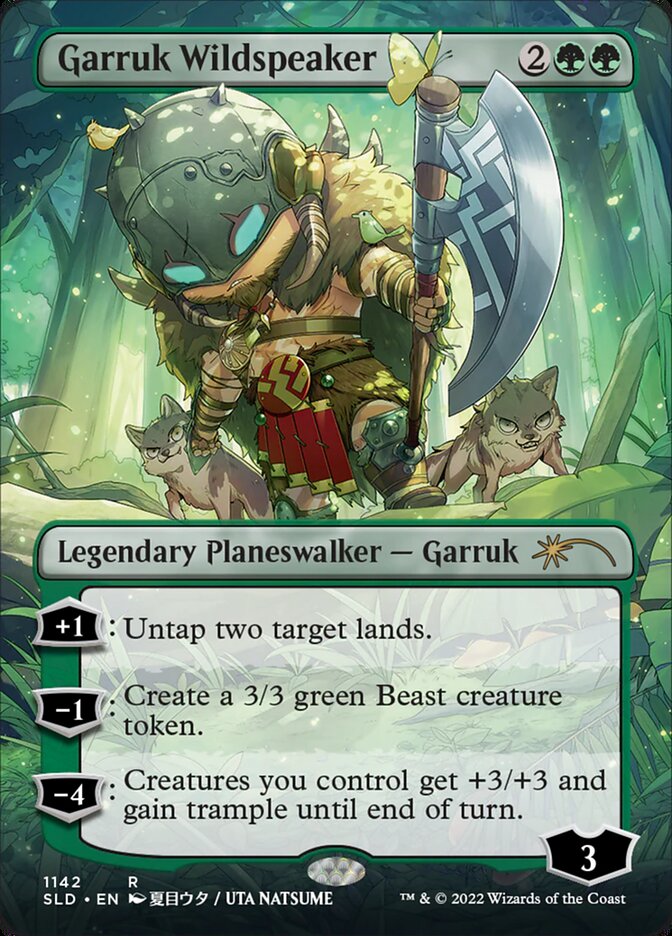 Garruk Wildspeaker Secret Lair Foil
