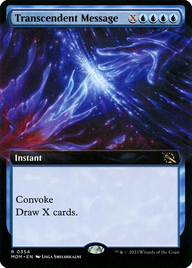 Transcendent Message Extended Art Foil
