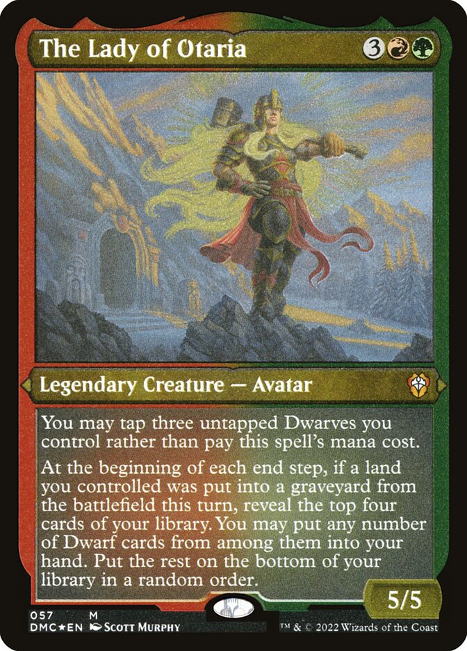 The Lady of Otaria Etched Foil