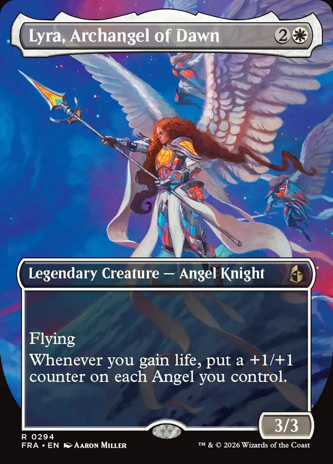 Lyra, Archangel of Dawn Borderless Echoed