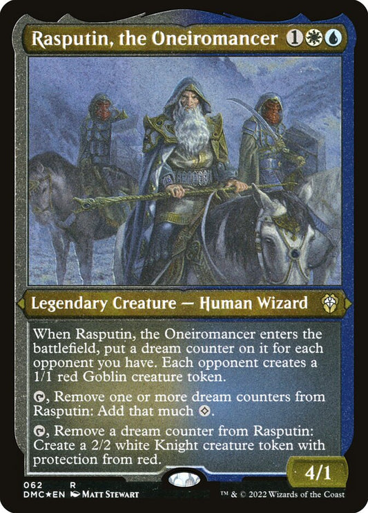 Rasputin, the Oneiromancer Etched Foil