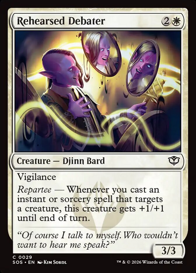 Rehearsed Debater Foil