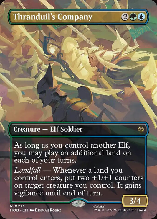Thranduil's Company Borderless Scene Foil