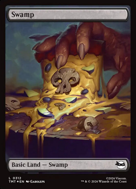 Swamp Full Art Pizza Surge Foil