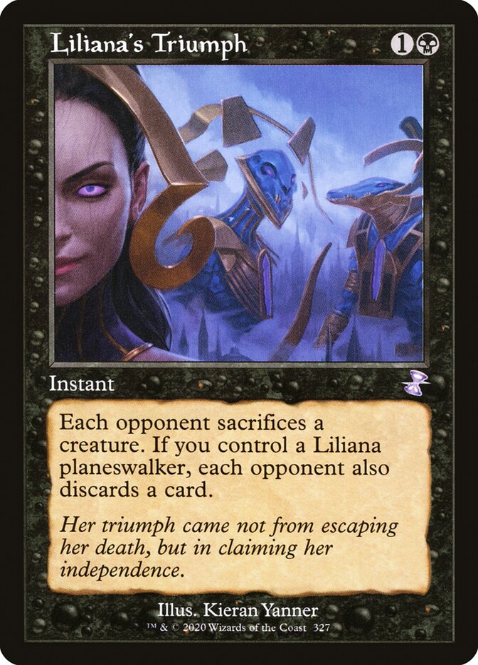 Liliana's Triumph Old Frame