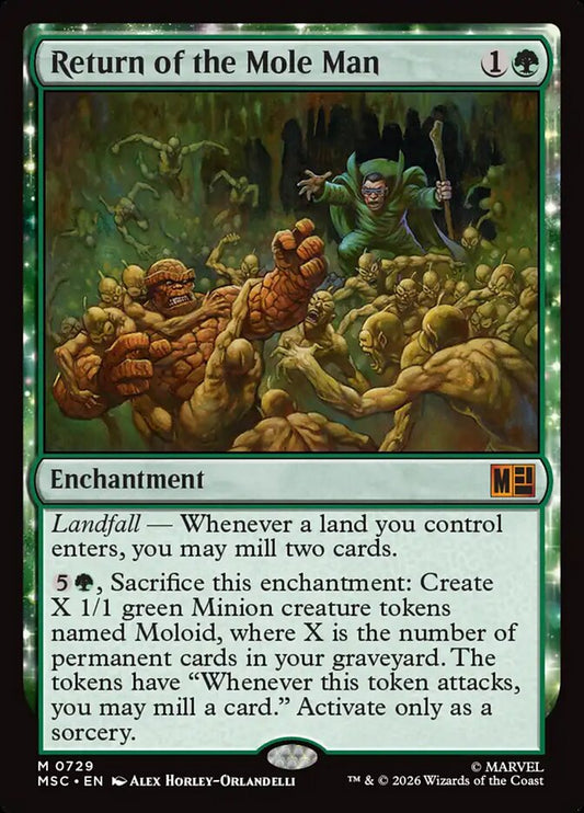 Return of the Mole Man Foil
