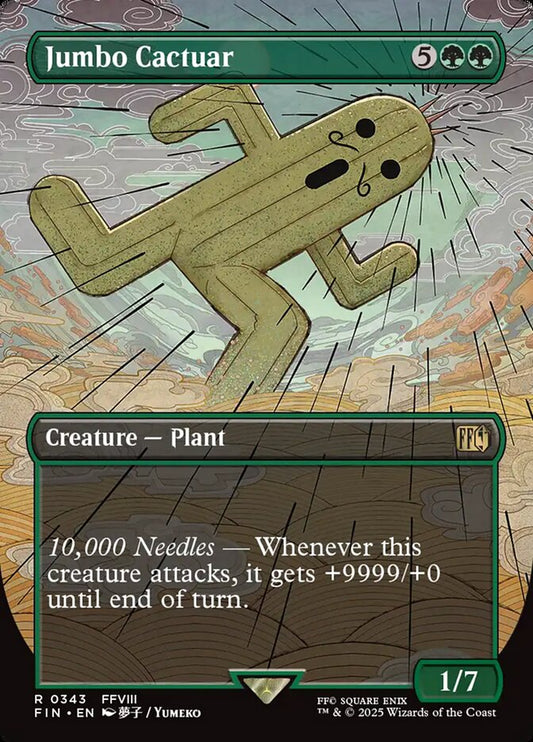 Jumbo Cactuar Borderless