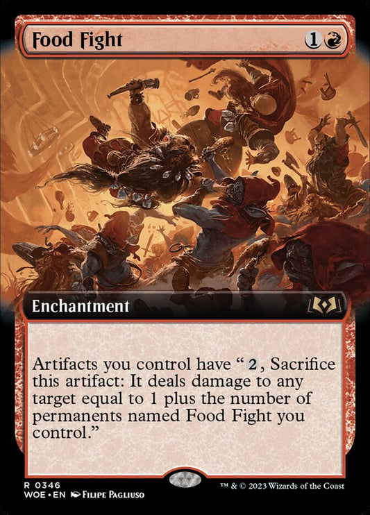 Food Fight Extended Art