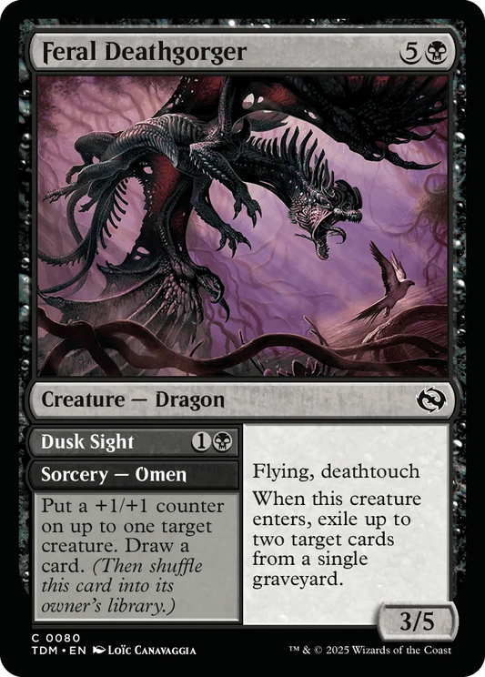 Feral Deathgorger // Dusk Sight Foil