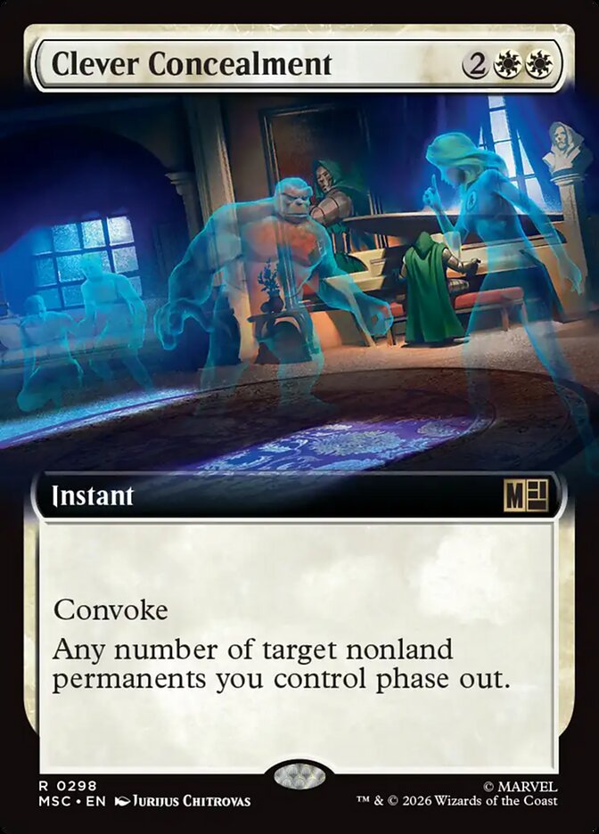 Clever Concealment Extended Art
