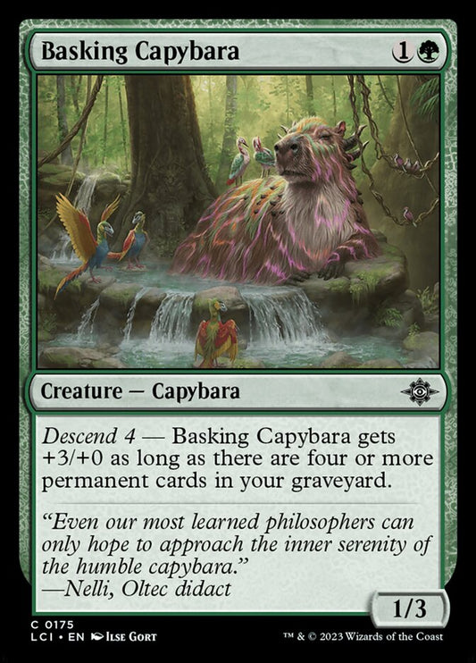Basking Capybara Foil